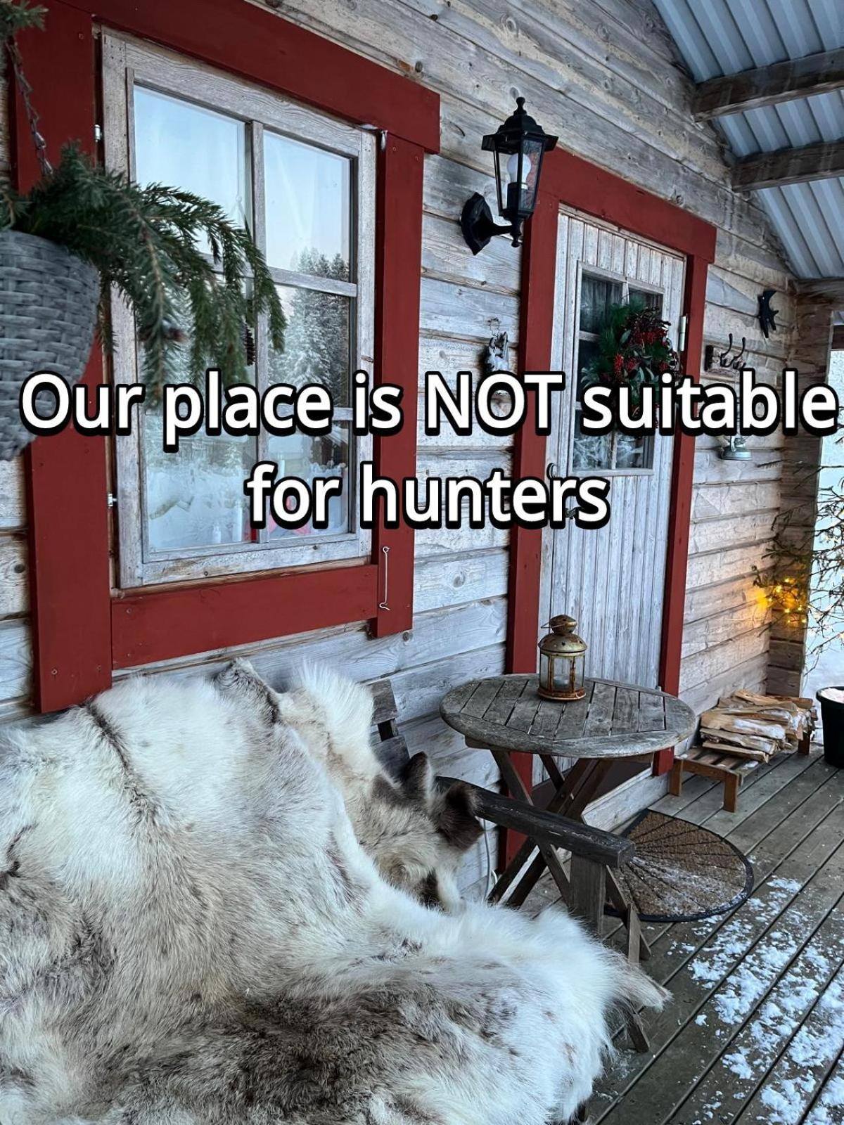 Cabin On Husky Farm Stromsund Luaran gambar
